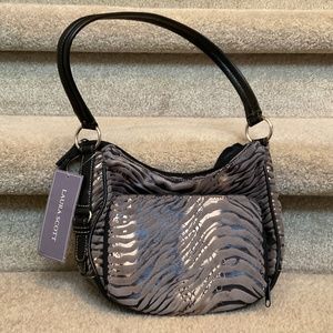zebra print handbag